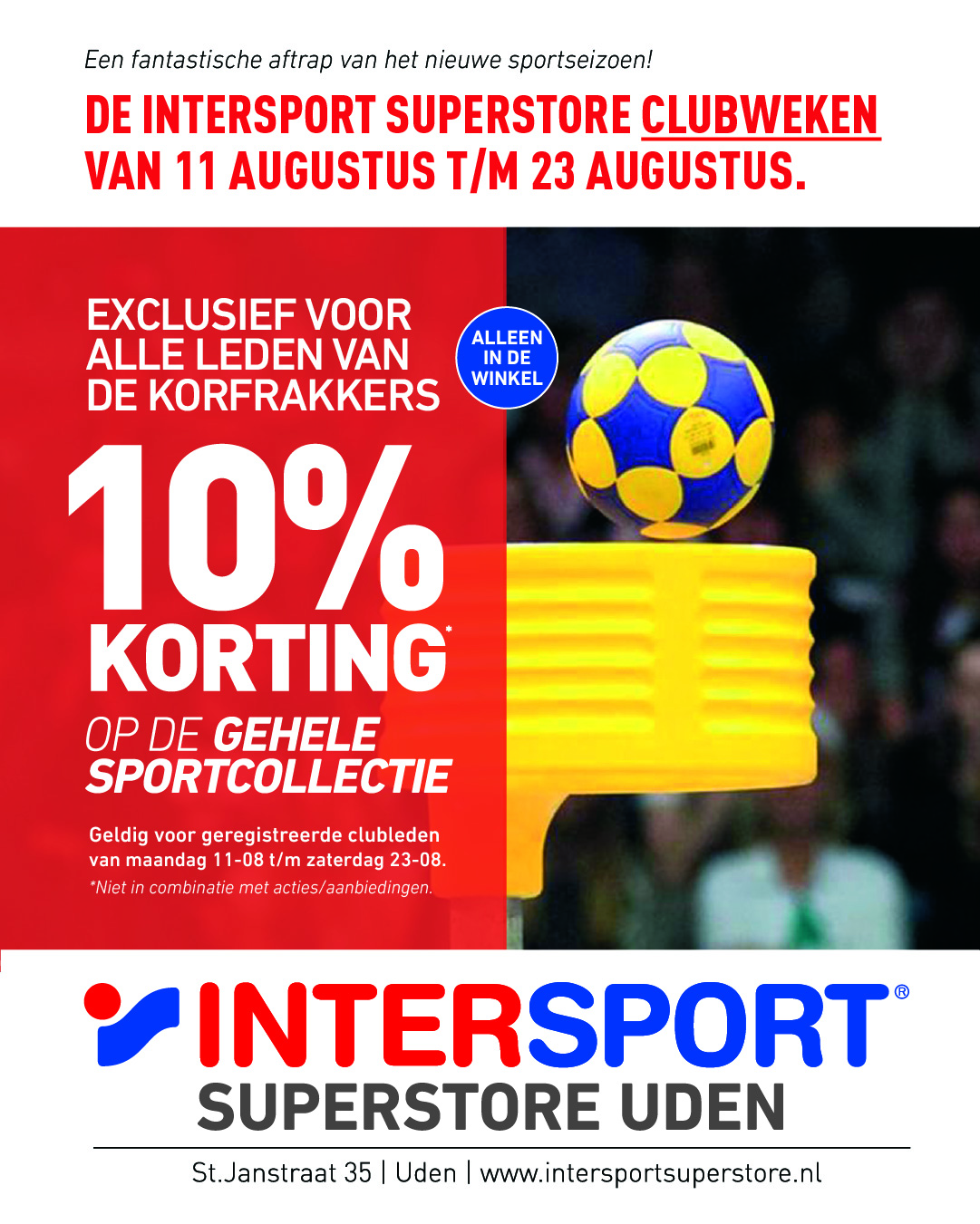 Clubweken Intersport Uden